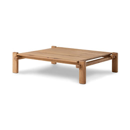 Marcia Square Coffee Table - Natural Reclaimed French Oak