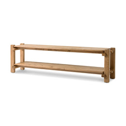 Marcia Low Console Table - Natural Reclaimed French Oak