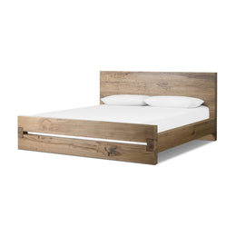 Lia Bed - Natural Reclaimed French Oak