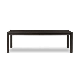 Noeline Extension Dining Table - Cracked Smoked Black Veneer