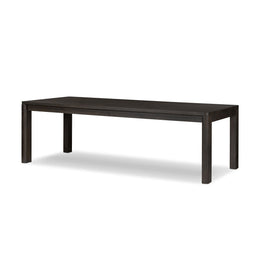 Noeline Extension Dining Table - Cracked Smoked Black Veneer