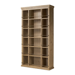 Alistair Bookcase, Worn Oak Thin Veneer