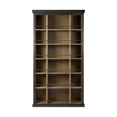 Alistair Bookcase - Smoked Black Veneer