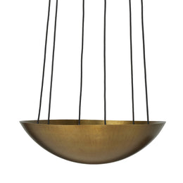 Branson Chandelier - Aged Brass Iron