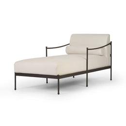 Granger Outdoor Chaise - Bombay Flax