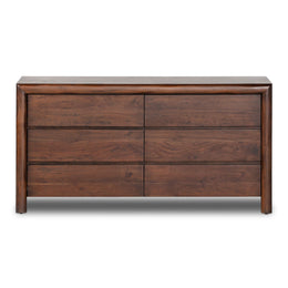 Nigel 6 Drawer Dresser - Rustic Brown Acaciaby Four Hands