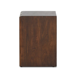 Nigel Nightstand - Rustic Brown Acacia