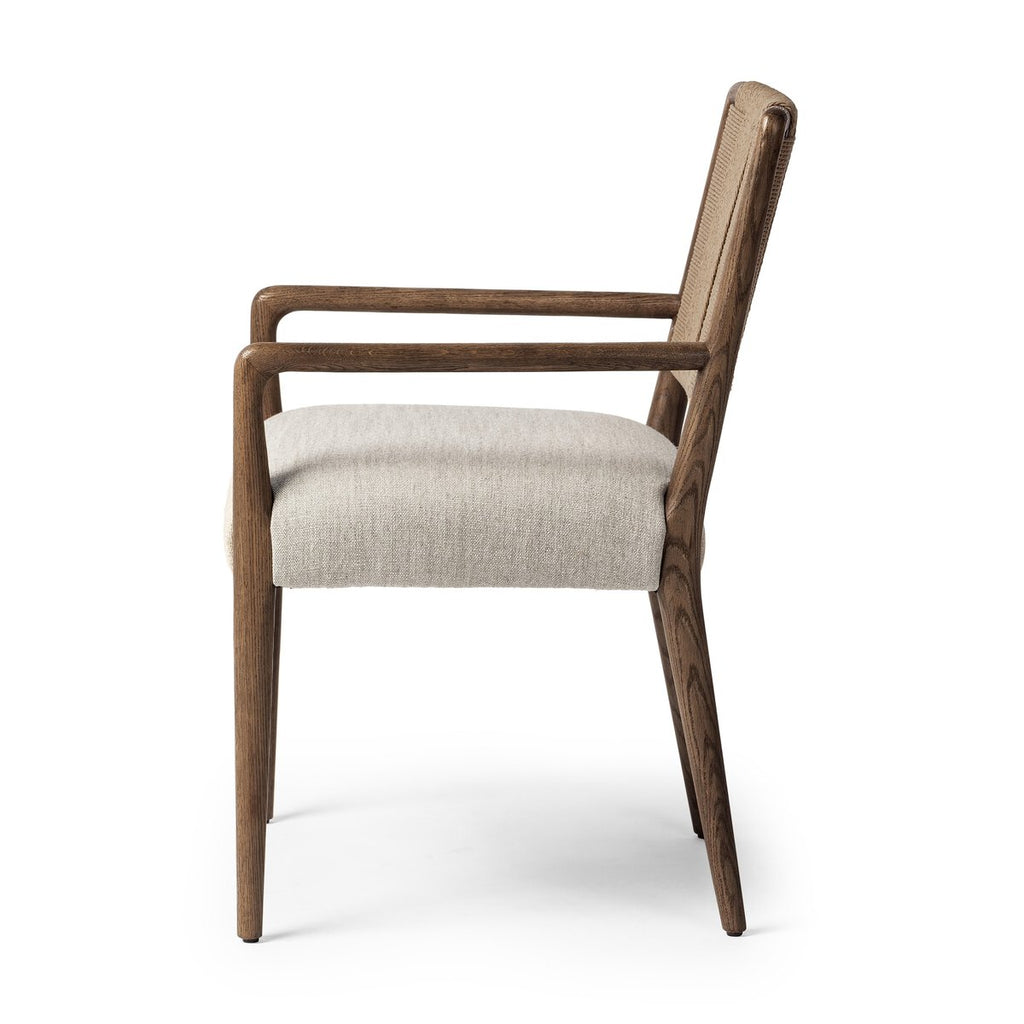 Rothler Dining Armchair, Alcala Wheat