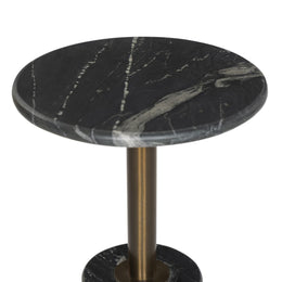 Reeves End Table, Black Marble