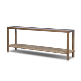 Gabriella Console Table - Brown Mindi by Four Hands