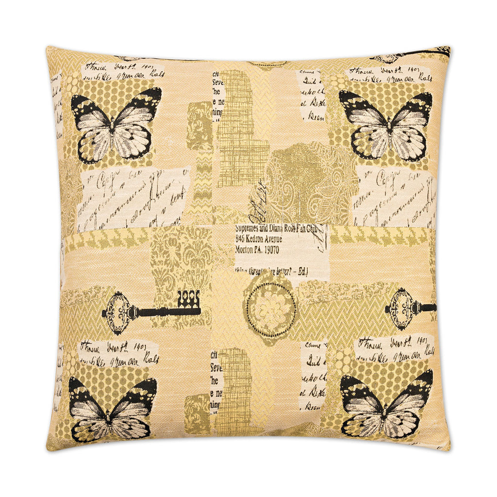 Copy Paste Pillow - Yellow