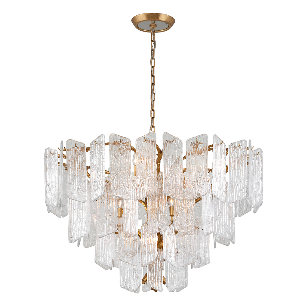 Piemonte Chandelier 33" - Royal Gold