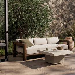 Lumi Outdoor Sofa-94" - Alessi Linen by Four Hands