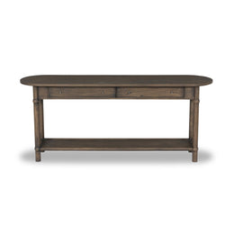 Charnes Console Table, Aged Belgium Bleach