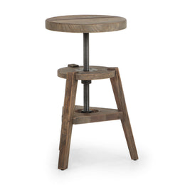 Addy Stool - Bleached Elm