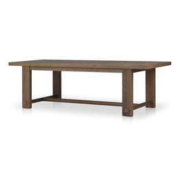 Lumi Outdoor Dining Table -98" - Stained Toasted Brown-FSC by Four Hands