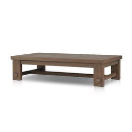 Lumi Outdoor Coffee Table - Stained Toasted Brown-FSC by Four Hands