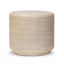 Venetia Outdoor End Table, Sand Striae