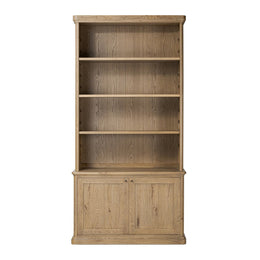 Dumont Bookcase, Worn Oak Thin Veneer