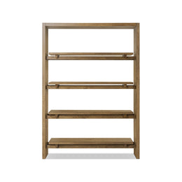 Theodore Bookcase - Rustic Amber Oak Veneer