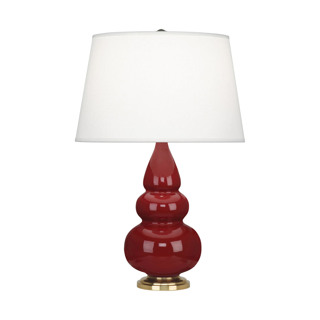 Oxblood Small Triple Gourd Accent Lamp-Style Number 245X