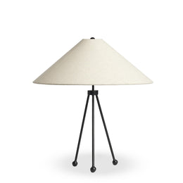 Waldorf Table Lamp - Matte Blackby Four Hands