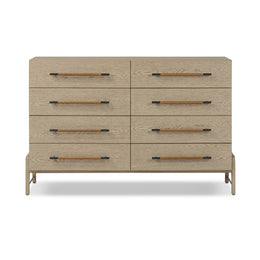 Rosedale 8 Drawer Dresser - Yucca Oak Veneer