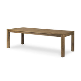 Noeline Double Extension Dining Table - Resawn Worn Oak