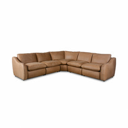 Crawford Power Recliner 5-Piece Sectional Sofa