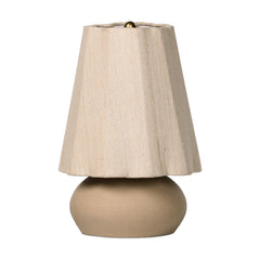 Posie Table Lamp - Tan Speckled Ceramic