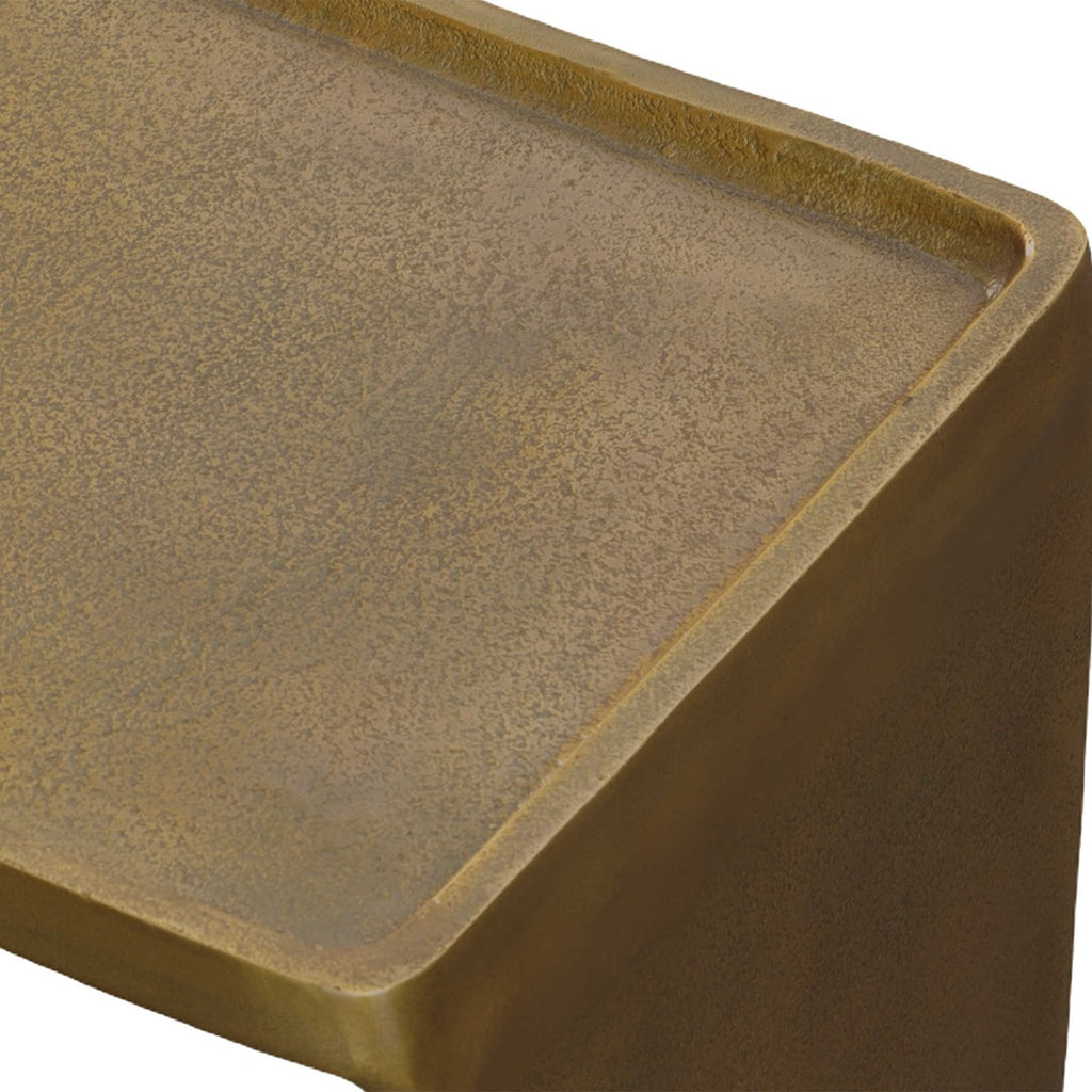 Derwent Side Table - Antique Brass