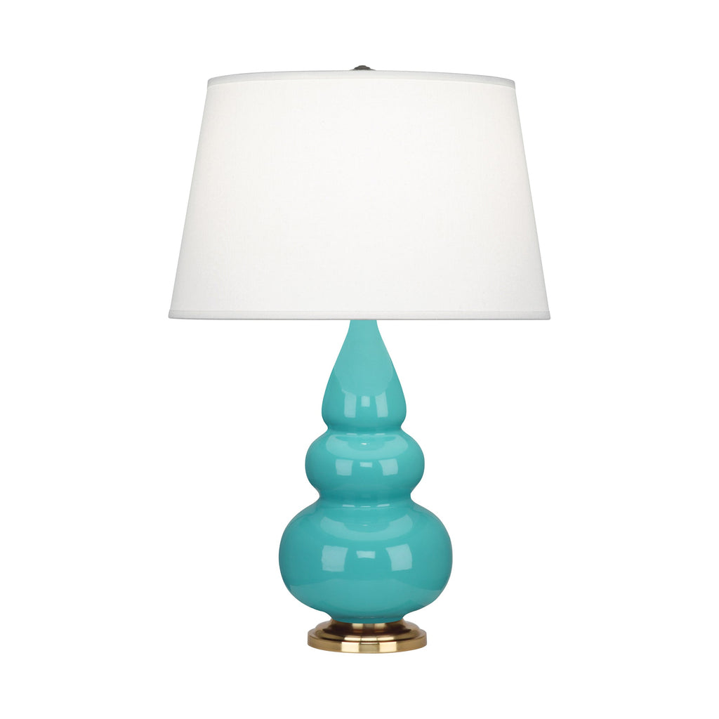 Egg Blue Small Triple Gourd Accent Lamp-Style Number 252X