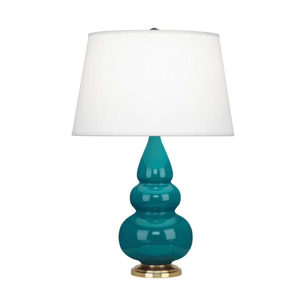 Peacock Small Triple Gourd Accent Lamp-Style Number 253X