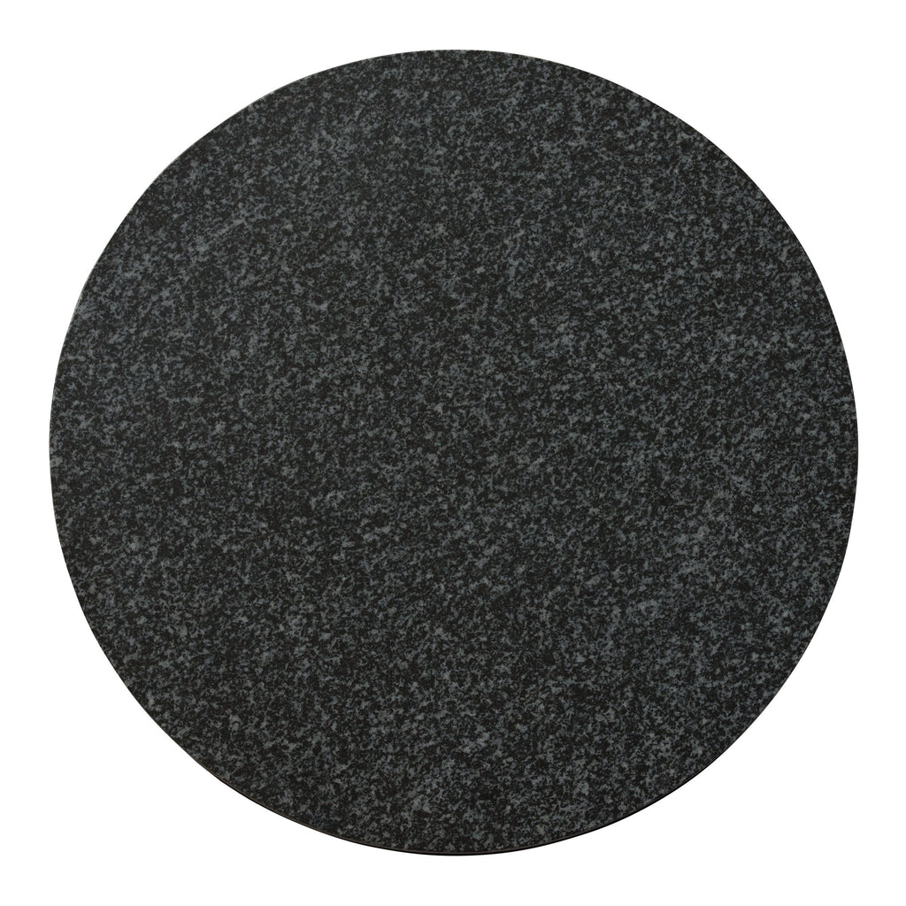 Archer Stool Black/Black Granite Top 14x18"H