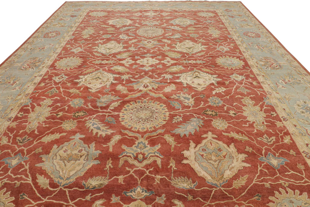 Oversized Oriental Rug, with Florals and Leafage Patterns