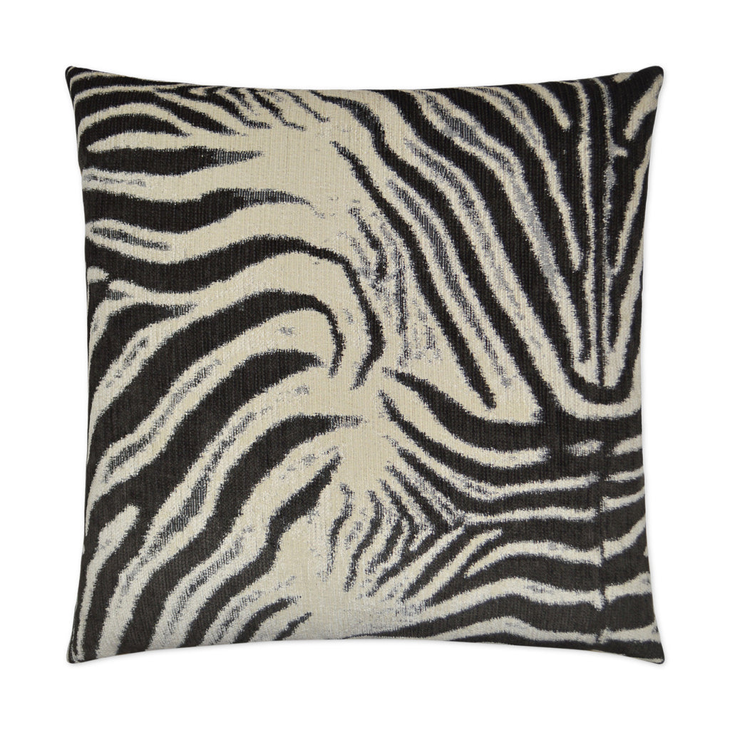 Zebrana Pillow - Charcoal