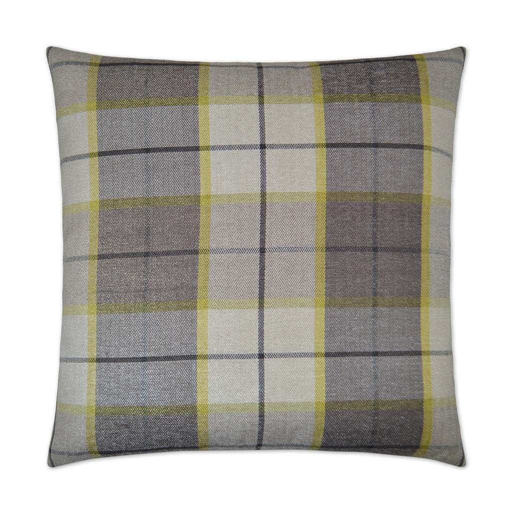 Penn Plaid Pillow - Citrus