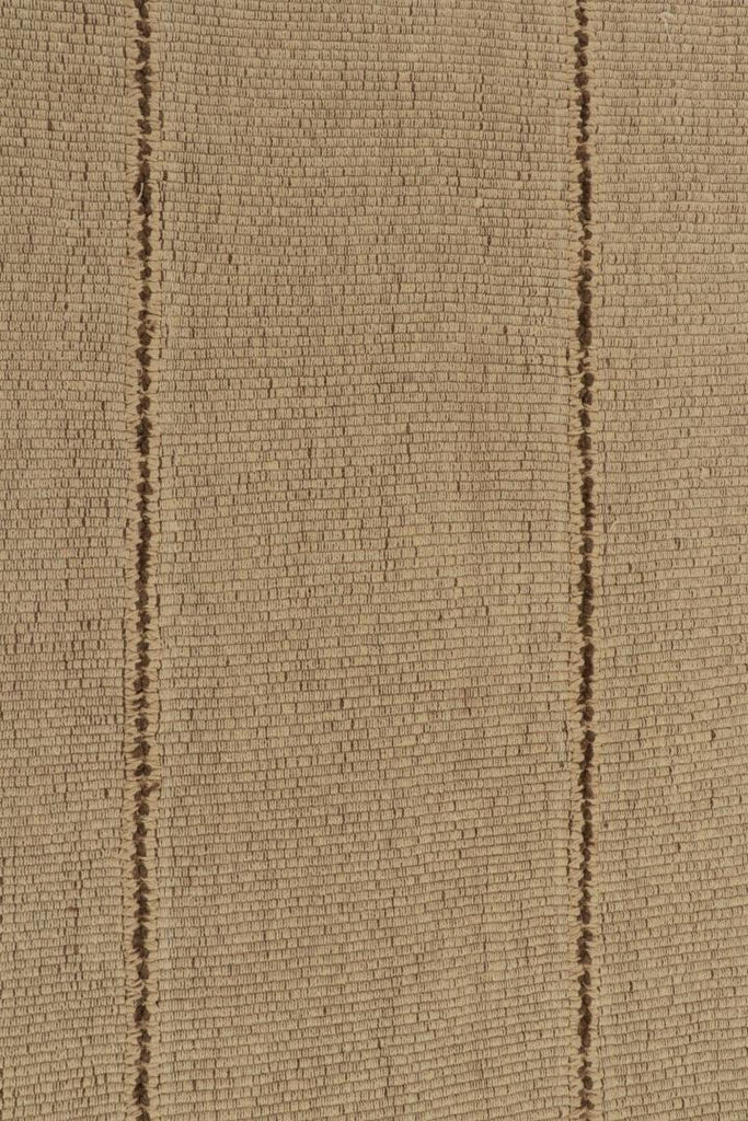 Custom Kilim in Beige with Brown Stripes