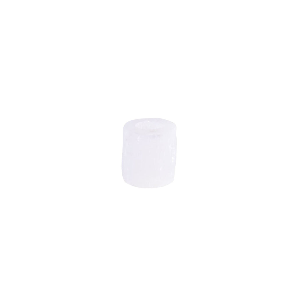 Selenite Candle Holder Small Min 3