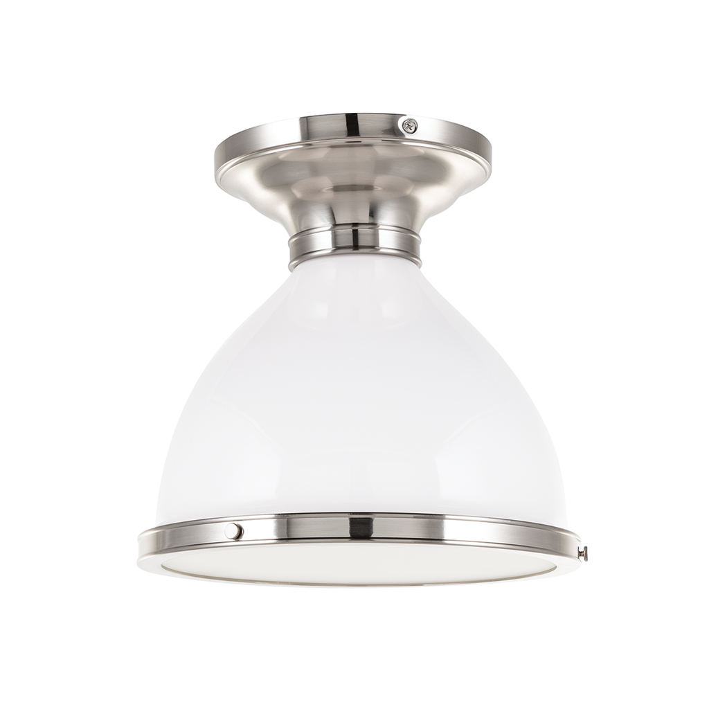 Randolph Semi Flush - Satin Nickel