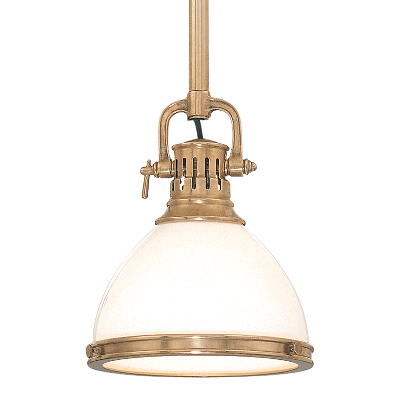 Randolph Pendant 18" - Aged Brass