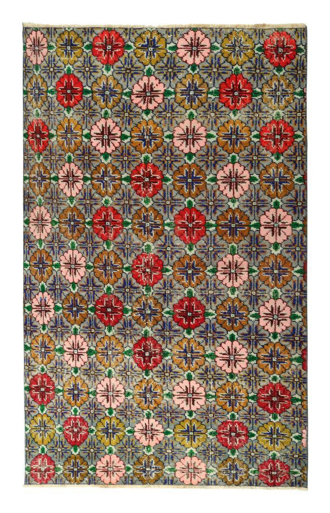 Vintage Zeki Muren Runner In Polychromatic Pattern