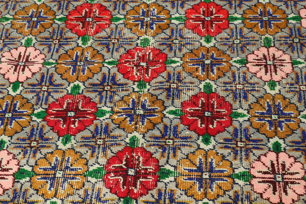 Vintage Zeki Muren Runner In Polychromatic Pattern