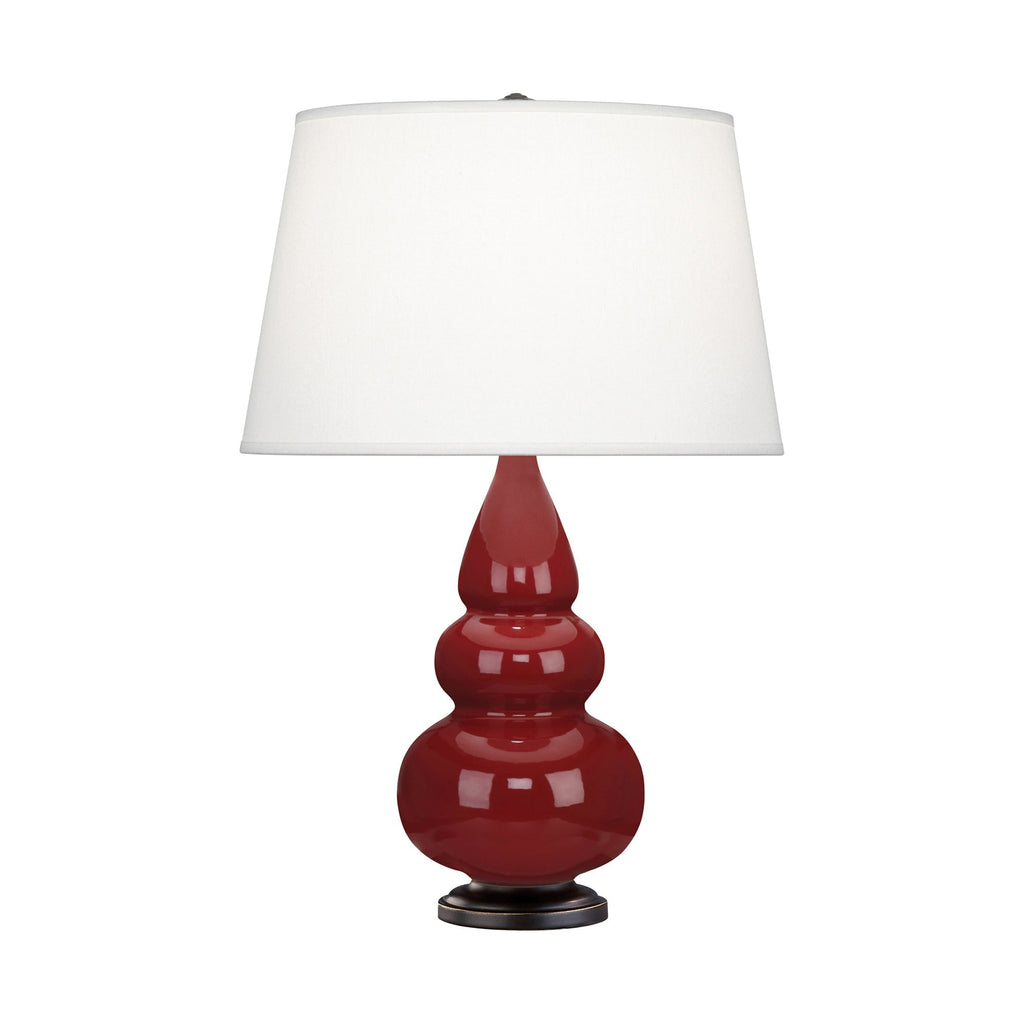 Oxblood Small Triple Gourd Accent Lamp-Style Number 265X