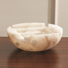 Stepwell Bowl, Alabaster