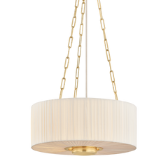 Camby Pendant, Aged Brass