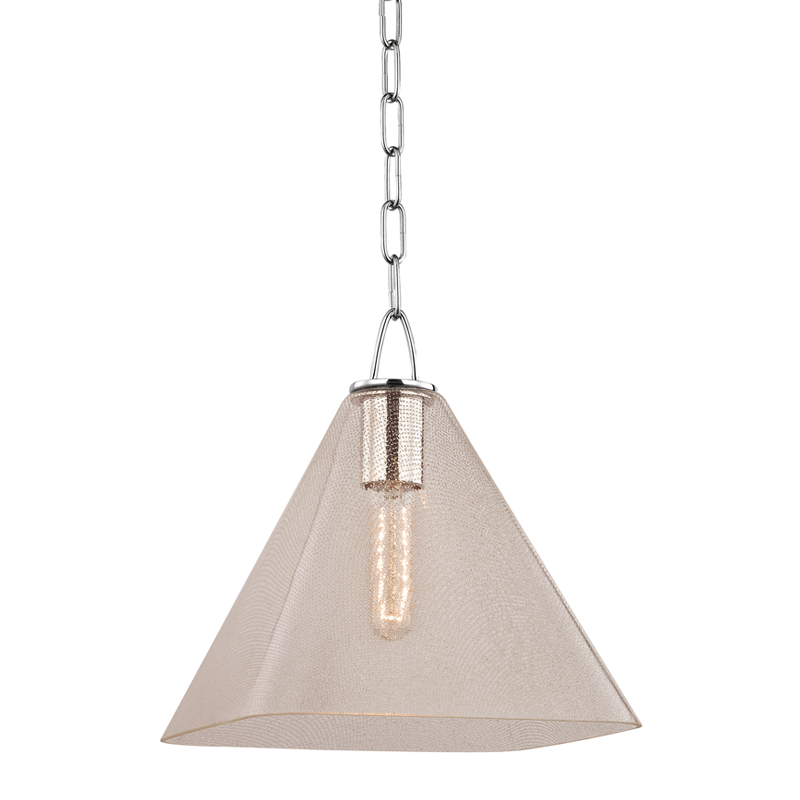 Sanderson Pendant 11" - Polished Nickel