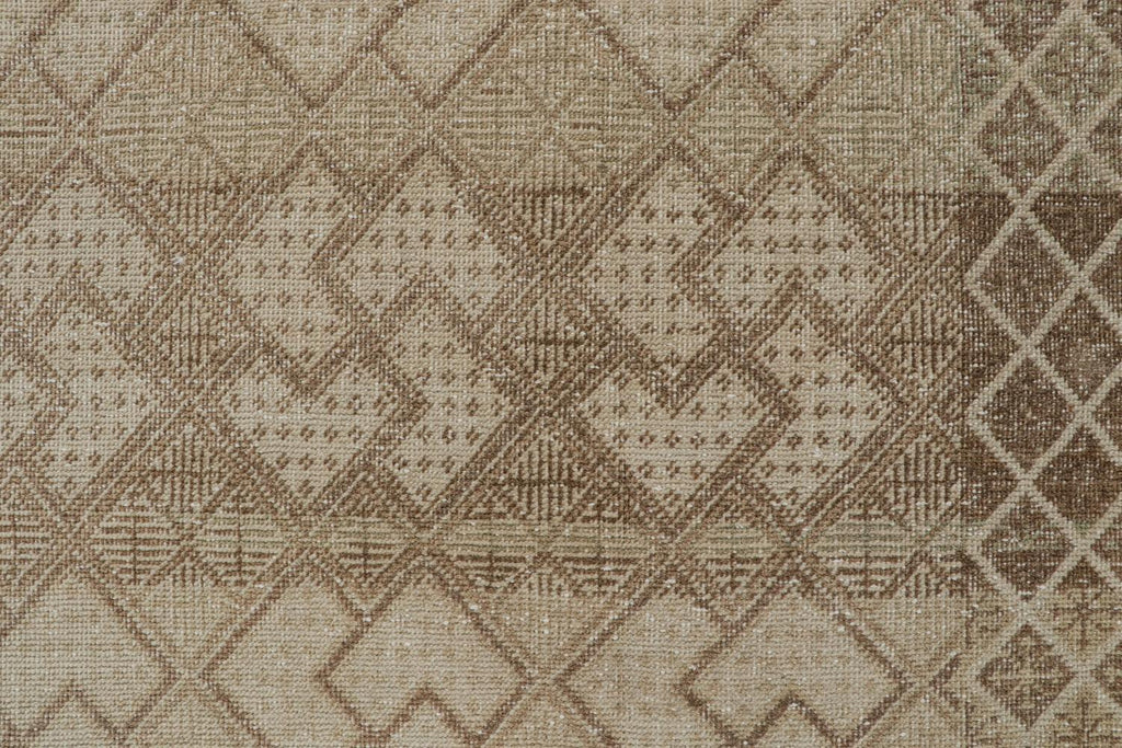 Vintage Zeki Muren Rug In Beige Brown Patterns