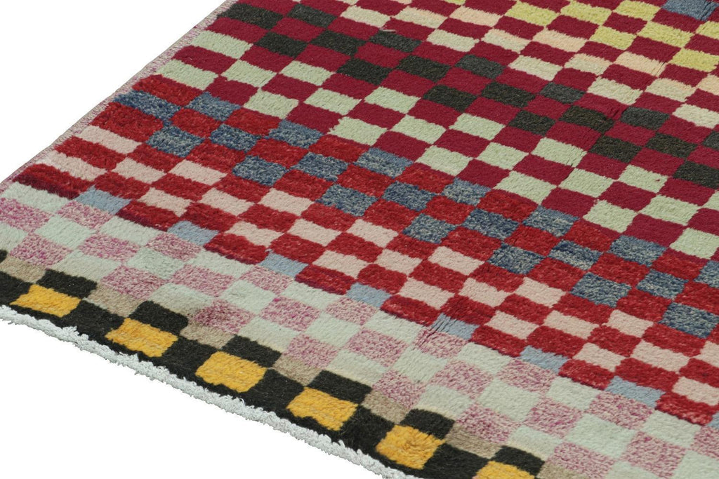 Vintage Zeki Muren Runner In Polychromatic Patterns