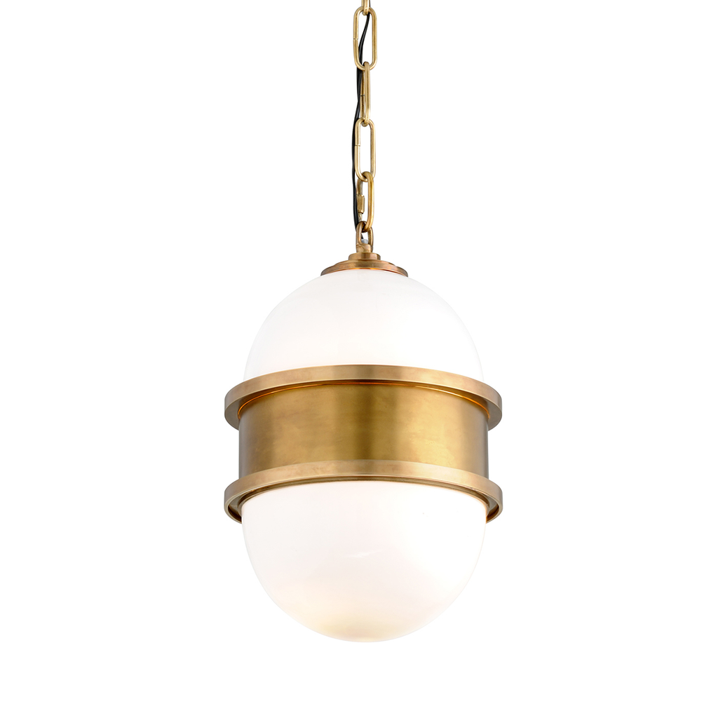 Broomley Pendant 15" - Vintage Brass